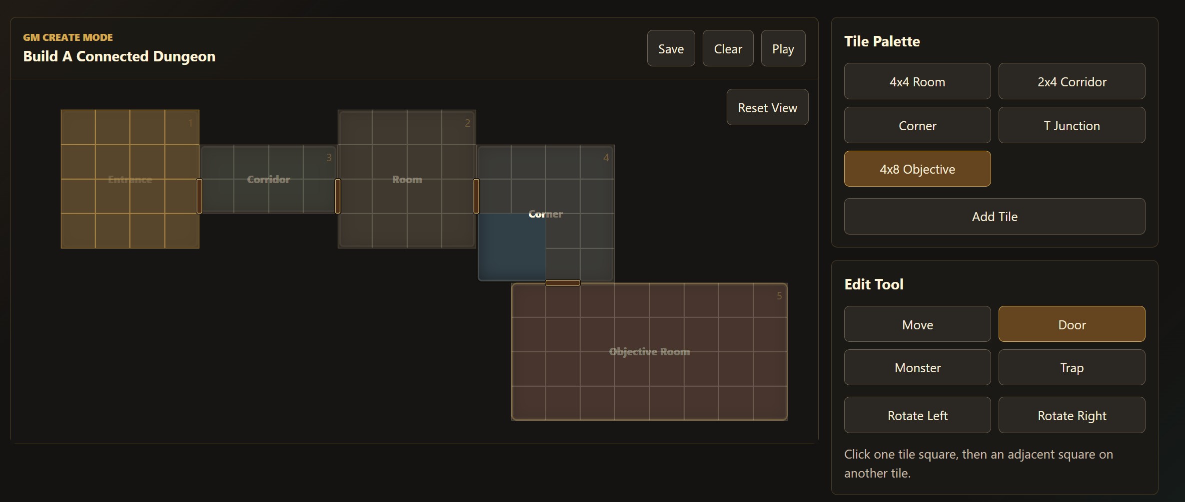 Hero Delve dungeon board game screenshot
